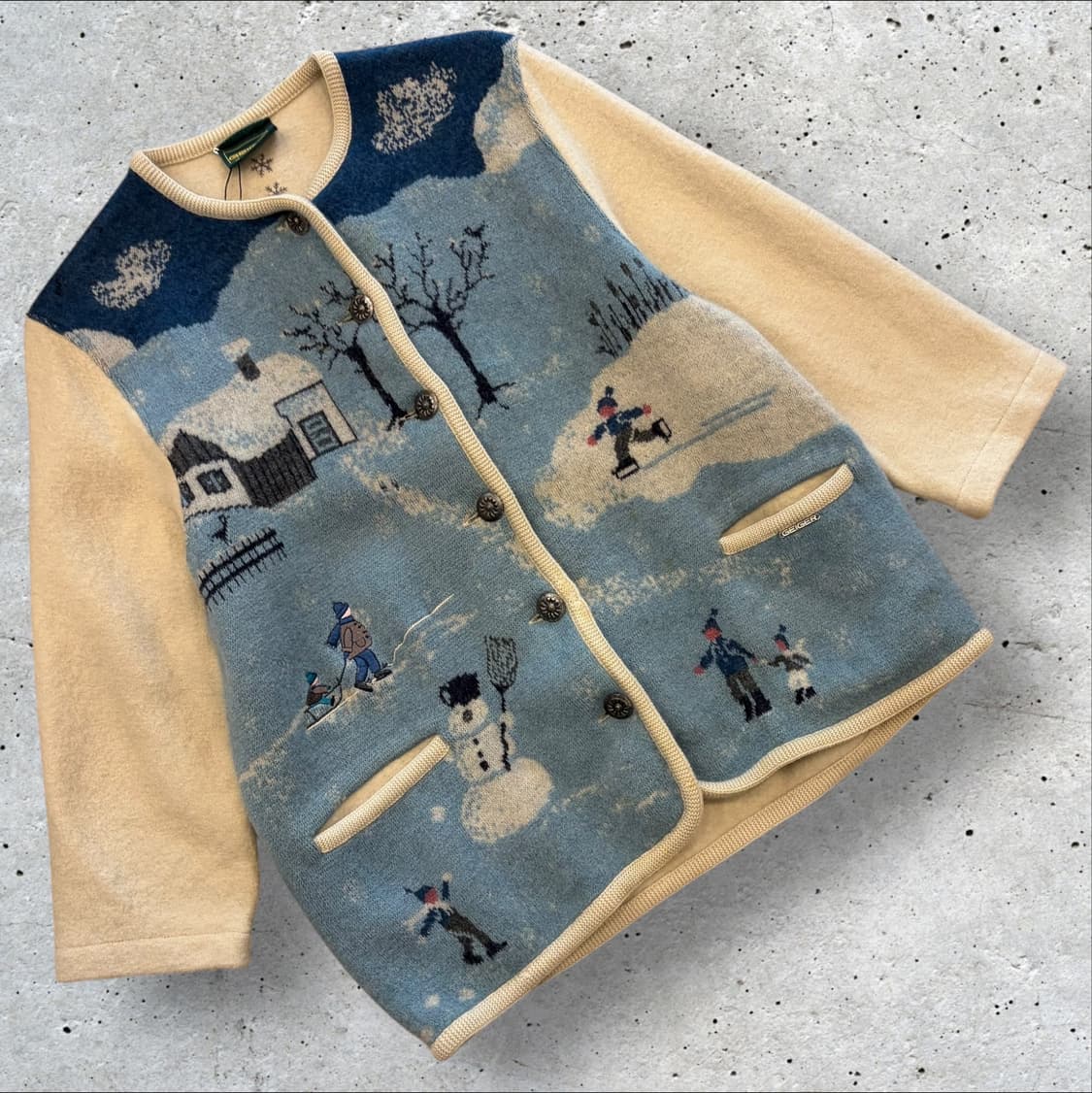 [42] Geiger 겨울 패턴 니트 가디건 D250 상품이미지1