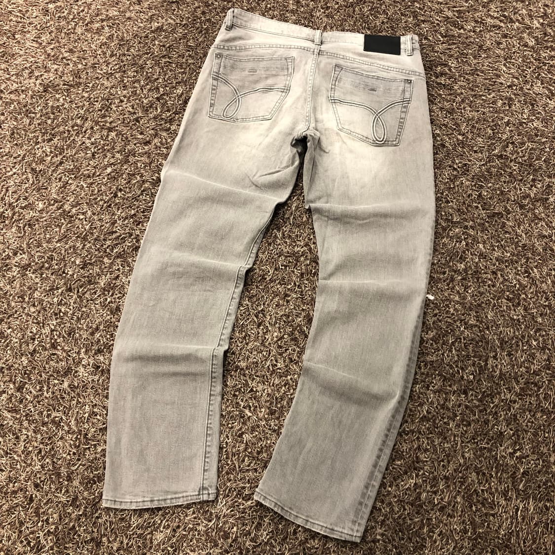 캘빈클라인 그레이 디스 워싱 데님 팬트 상품이미지3