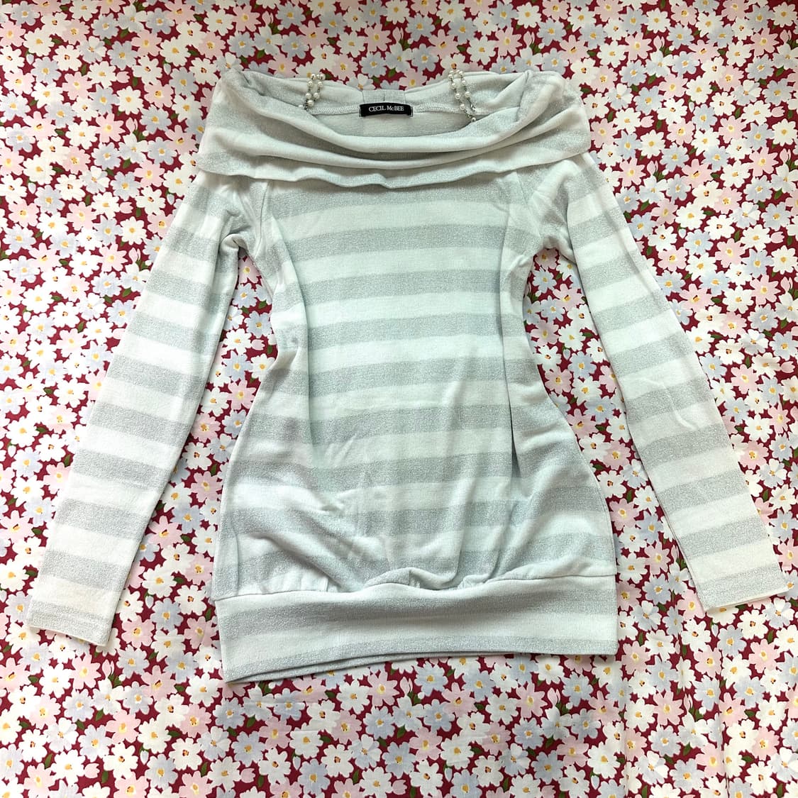 Back Ribbon off sholder 상품이미지2