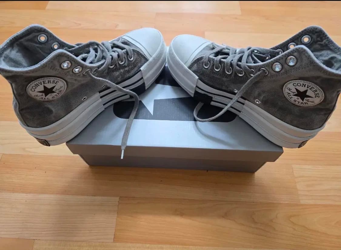 [250]컨버스 x 다크쉐도우 더블 다크스타 오버다이 척 70하이콘크리트 상품이미지5