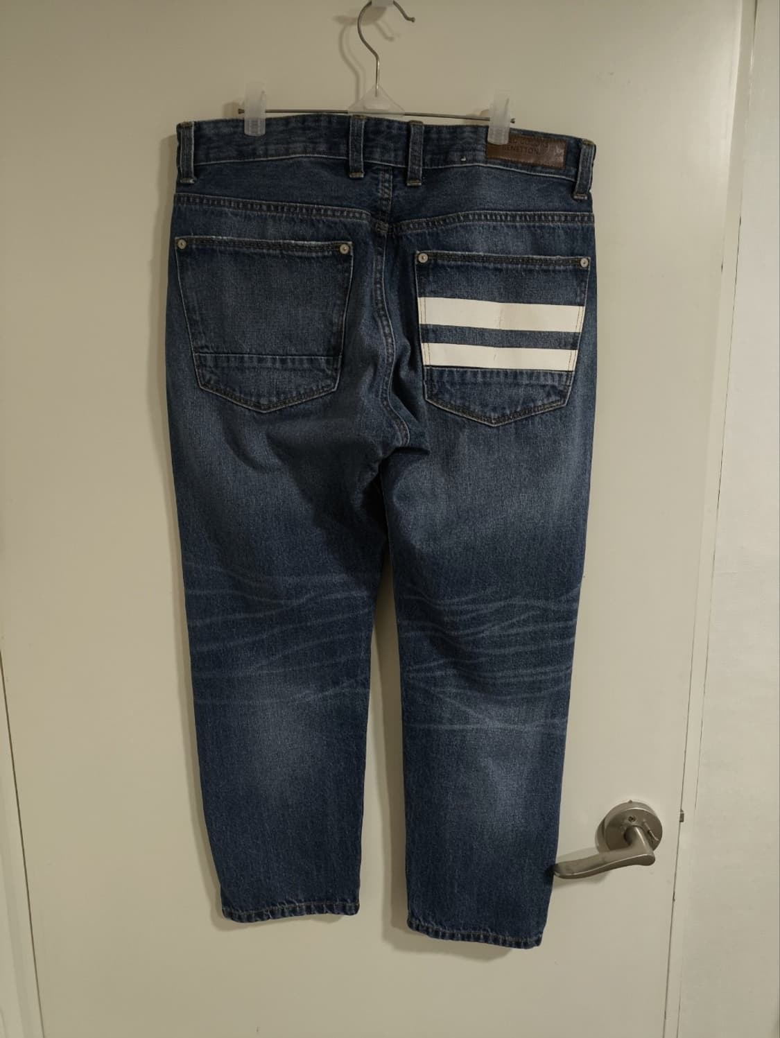 32 베네통 스트레이트 워싱 데님팬츠 청바지 상품이미지1