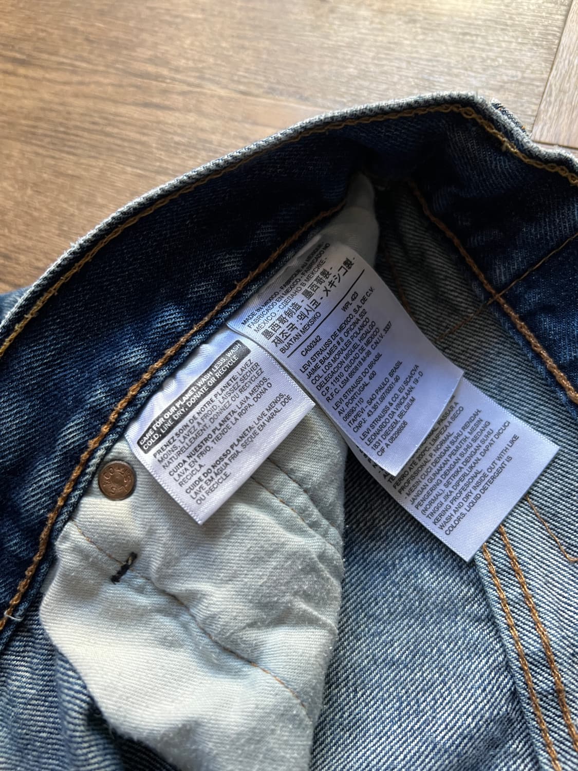 [36]리바이스 501 빈티지 워싱 데님 팬츠 상품이미지6