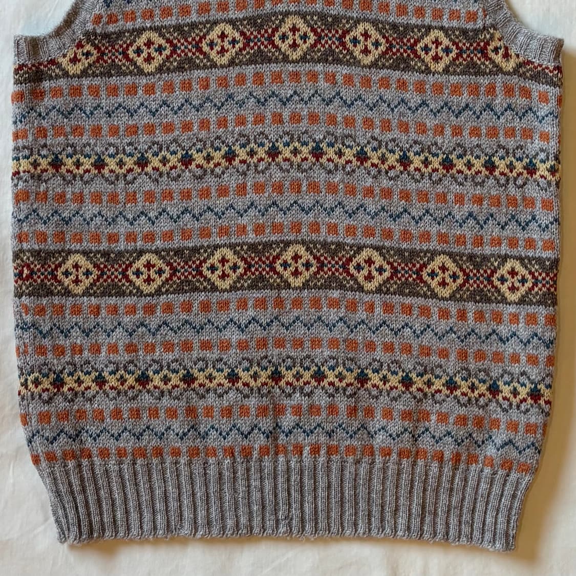 [102-105] 스코틀랜드 Jamiesons 페어아일 니트 베스트 상품이미지4