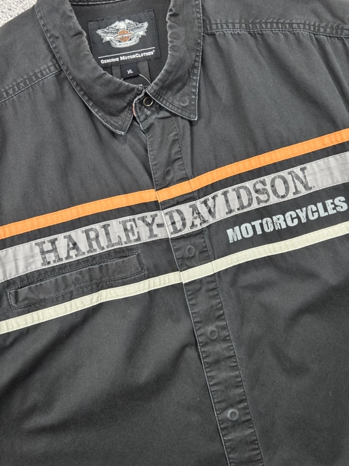 할리데이비슨 바이커 하프 반팔 셔츠 ( XL ) / 11863 상품이미지5