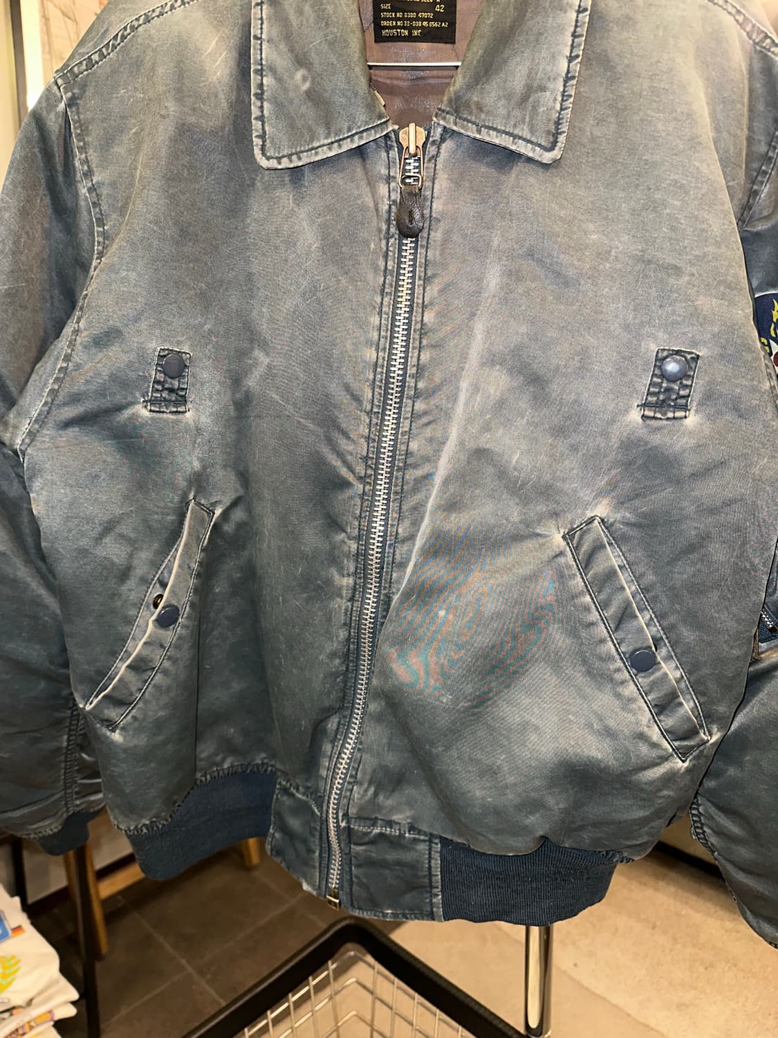 Houston reissue type B-15 flight jacket 상품이미지6