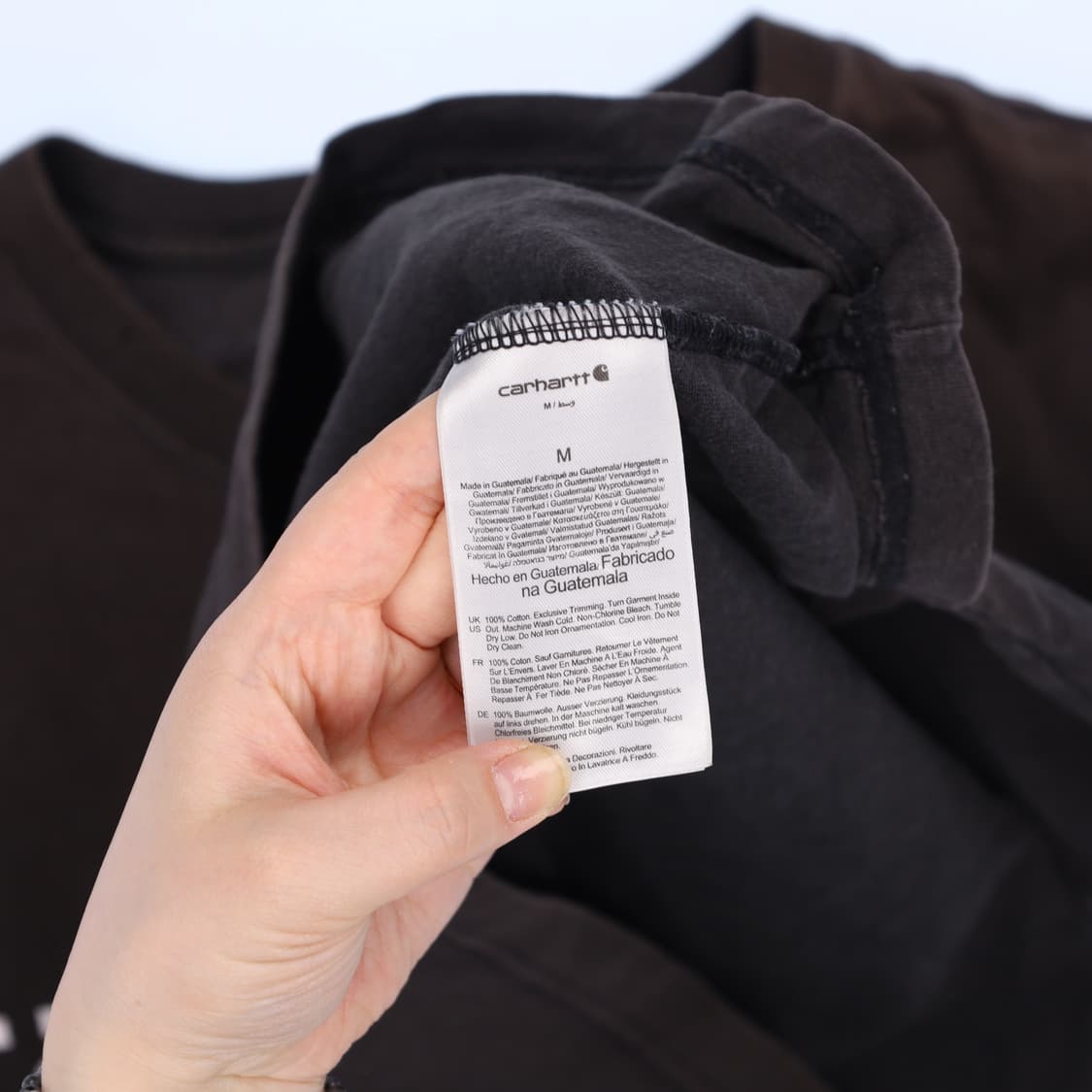 M 칼하트 빅로고 반팔 티셔츠 0407M 상품이미지4