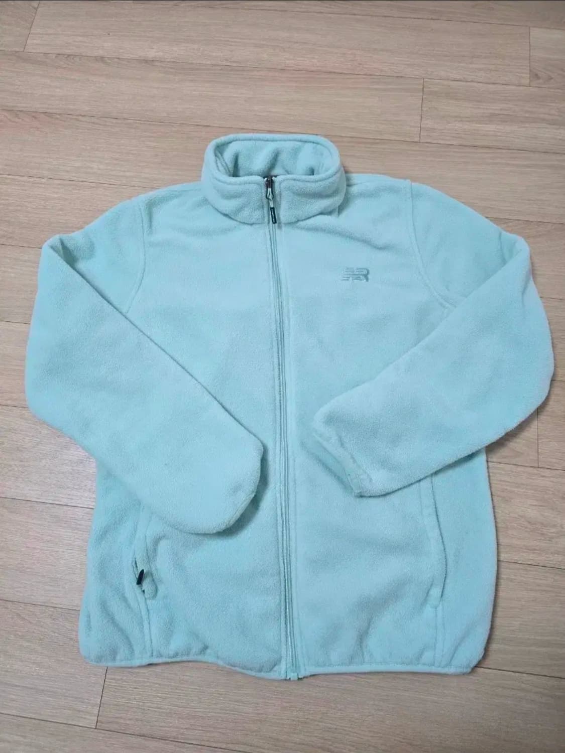 뉴발란스 민트색 플리스 집업 자켓 상품이미지1