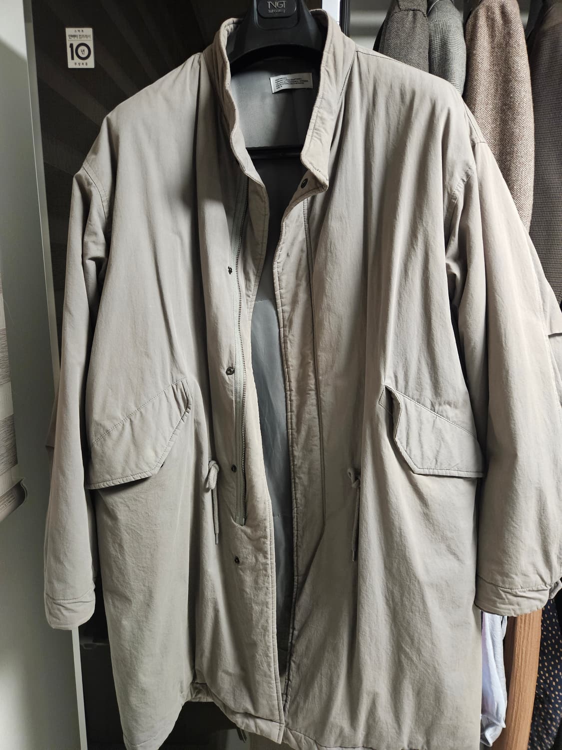 (M) 파르티멘토 3m 신슐레이트 야상 그레이 상품이미지1