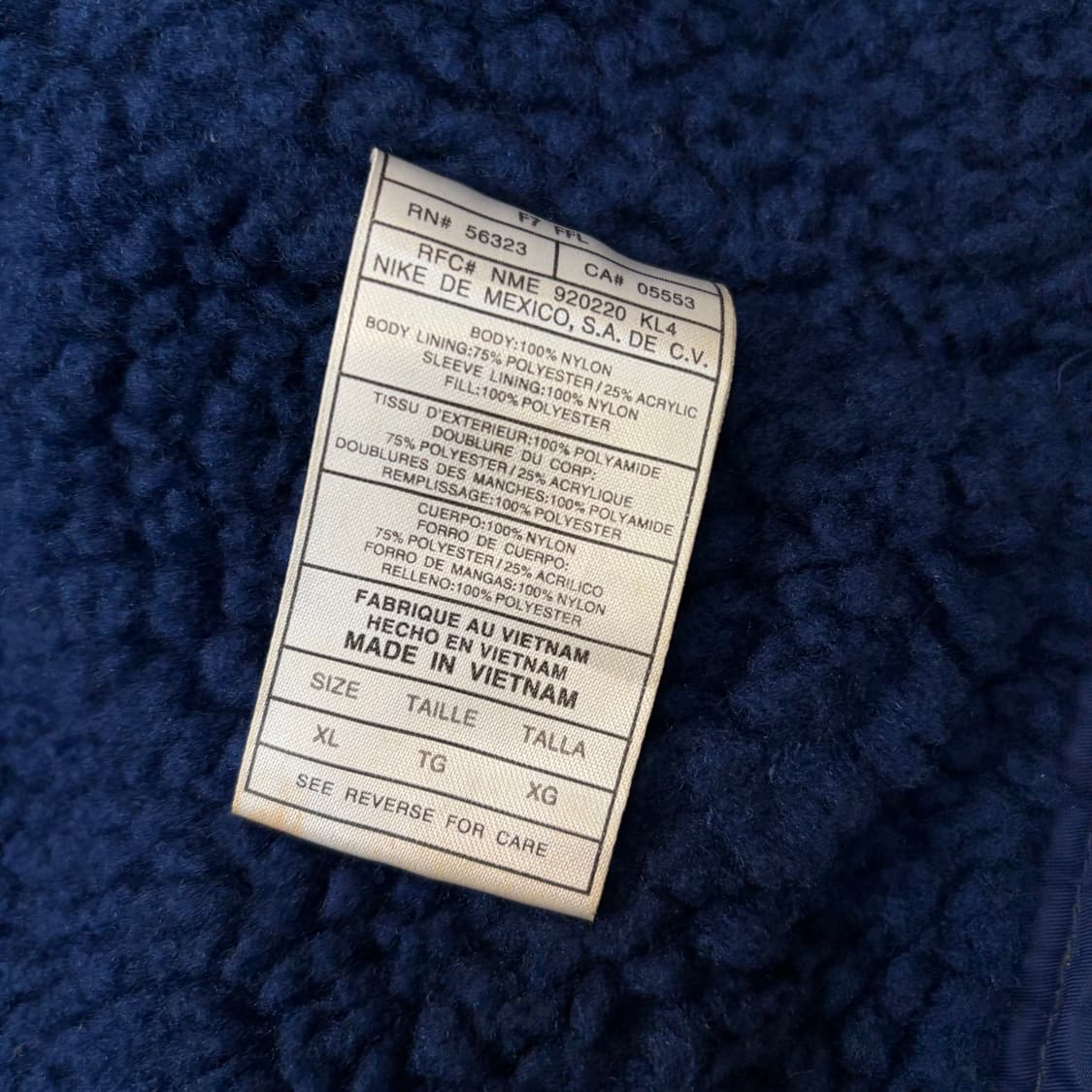 90-00s nike 나이키 롱 벤치코트 자켓 xl  상품이미지7