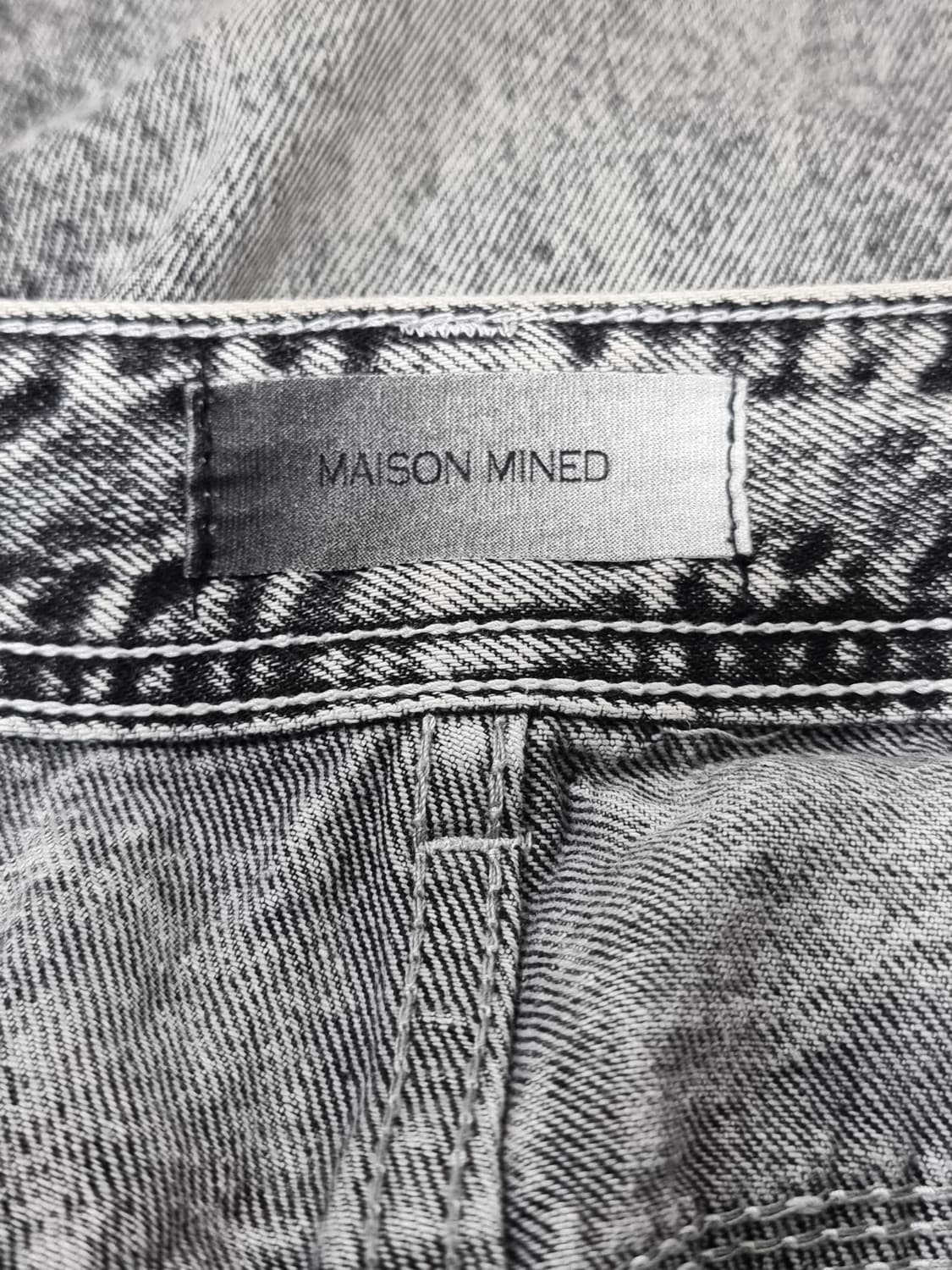 메종 미네드 화이트 스프레드 카펜더 데님팬츠 (D70 상품이미지3