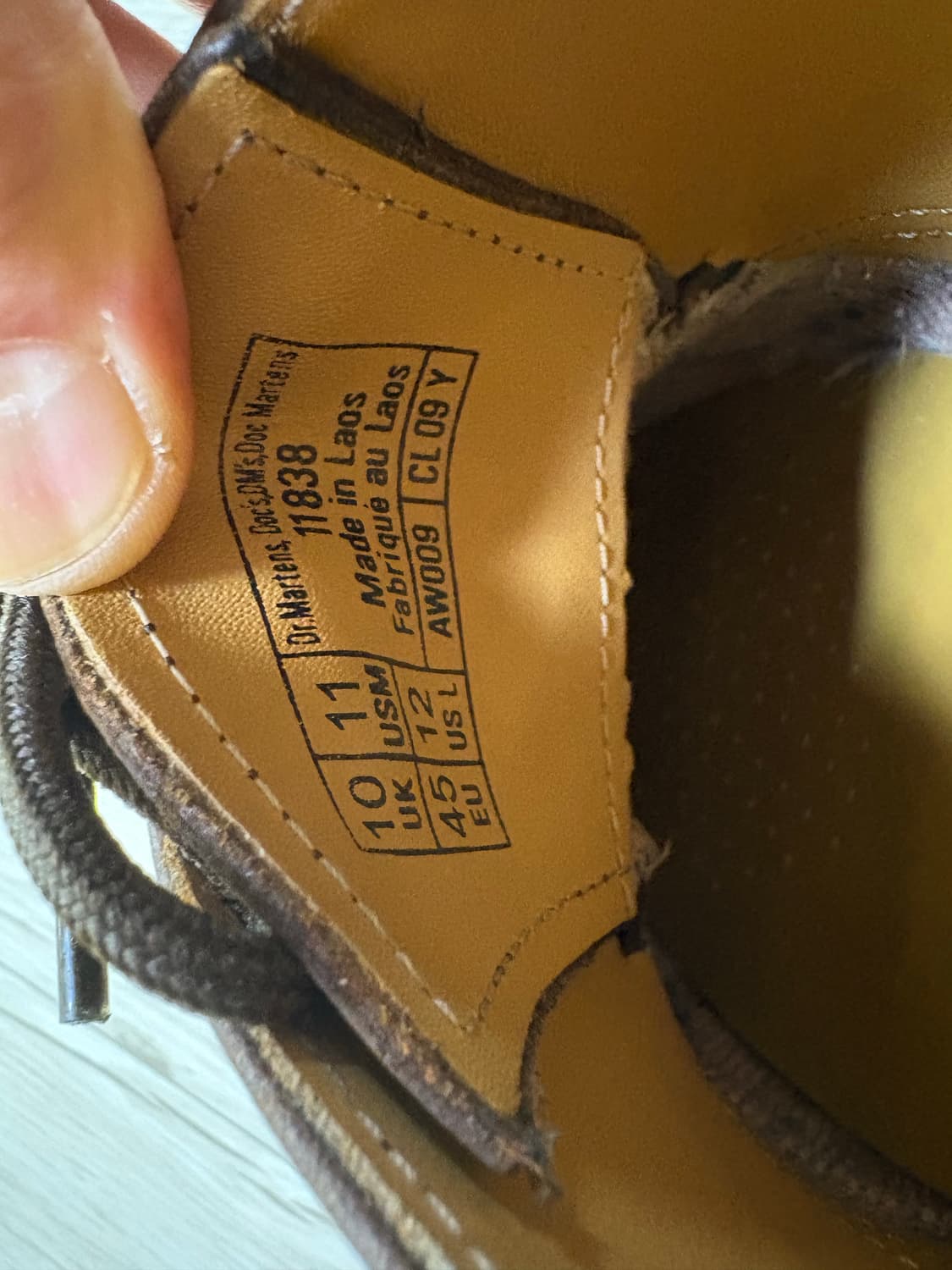 닥터마틴 1461 3홀 크레이지홀스 290 상품이미지7