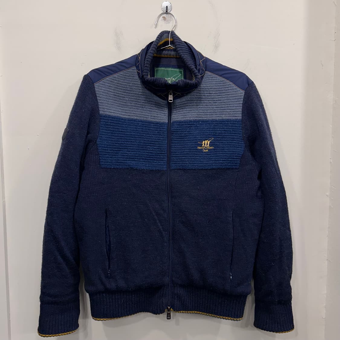 헨리코튼 골프 덕다운 누빔 니트 집업 자켓 상품이미지2