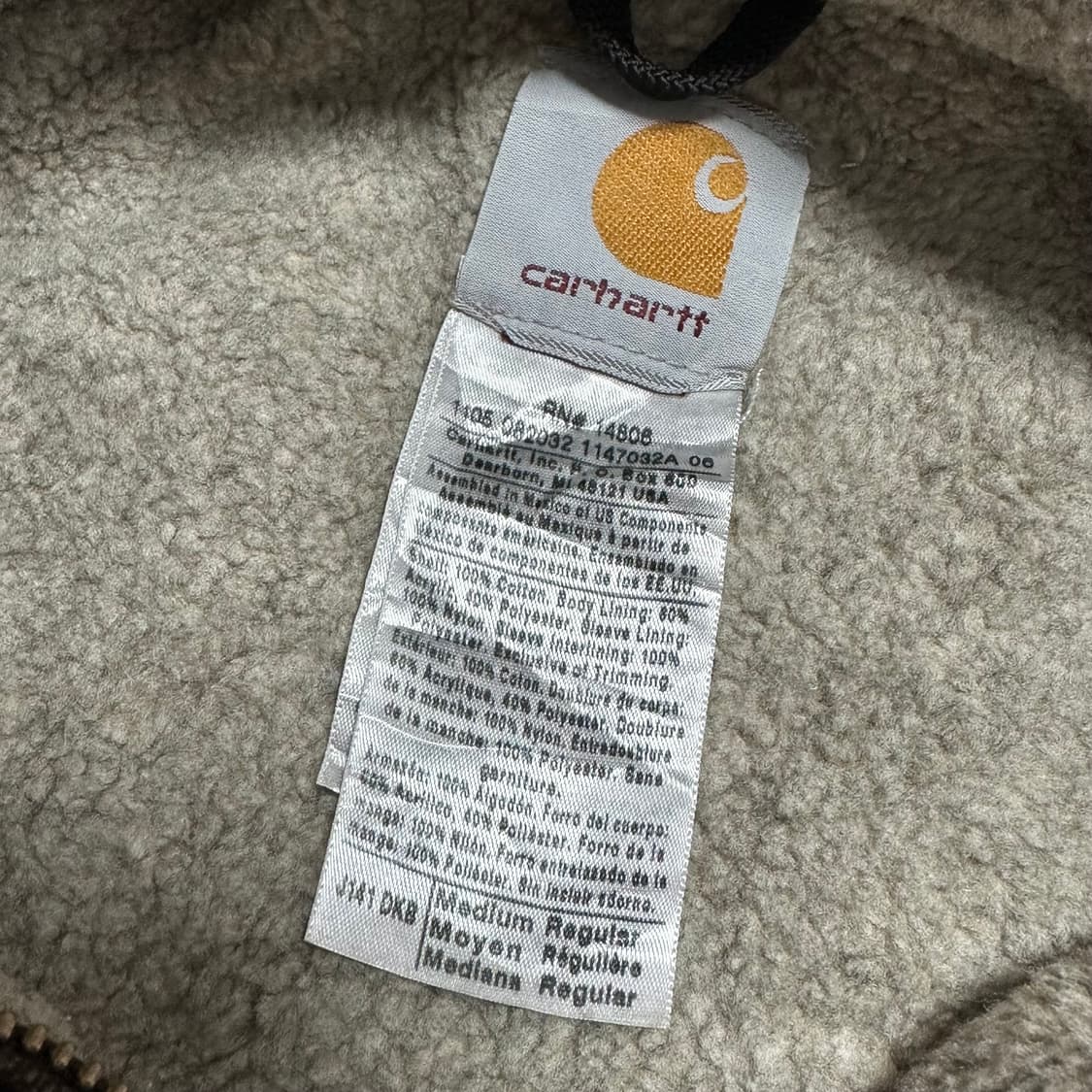 칼하트 액티브 자켓 (다크브라운) 상품이미지6