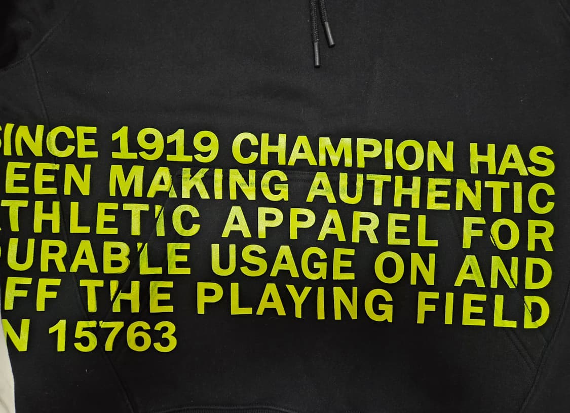챔피온 레터링 풀오버 후드 상품이미지5