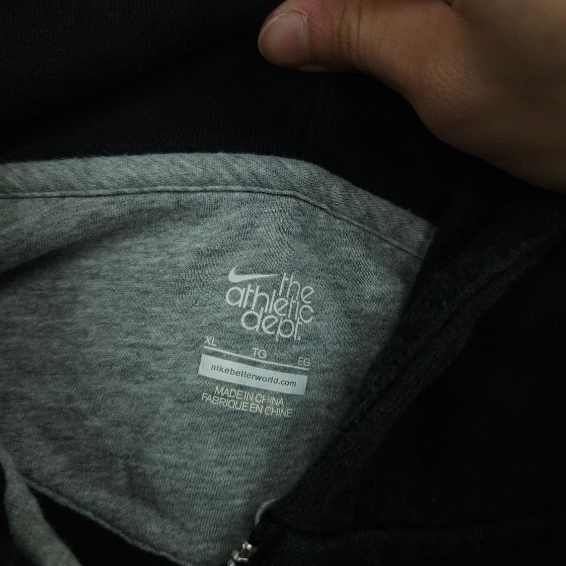 나이키 스우시 후드 집업 XL 상품이미지3