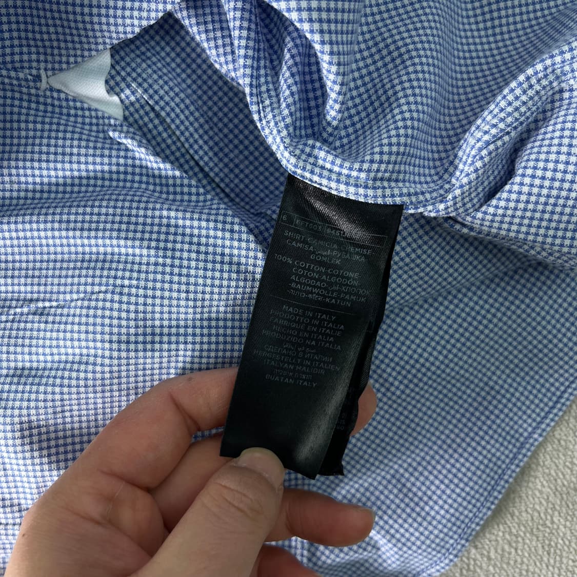 100 톰포드 코튼 체크 셔츠 상품이미지7