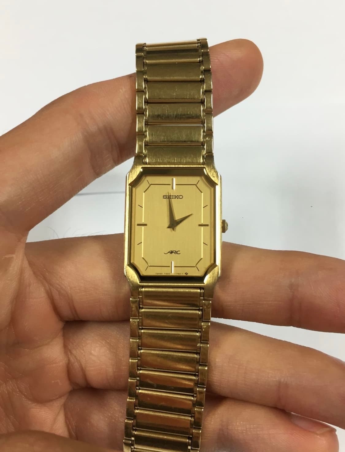 80s seiko arc quatz tank gold 상품이미지4