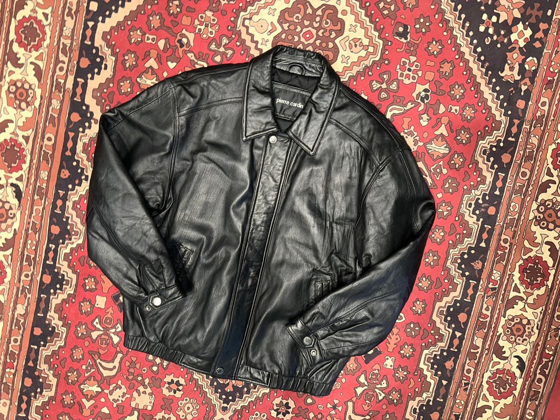 ( 2X-3X ) 빅사이즈가죽 가죽자켓 레더자켓 봄버자켓 양가죽자켓 상품이미지1