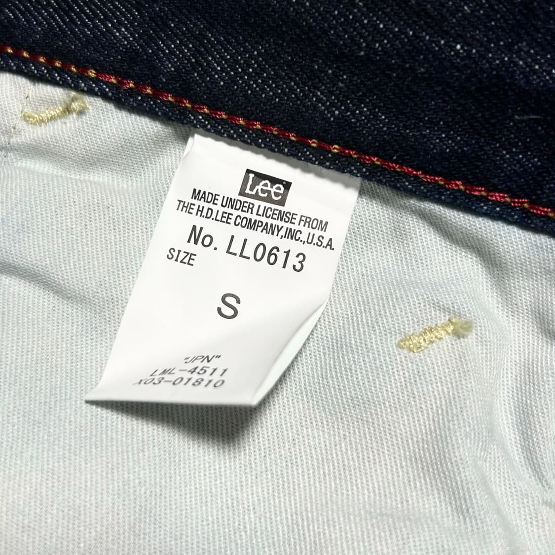 [S] Lee x Vis 콜라보 우먼즈 데님팬츠 상품이미지9