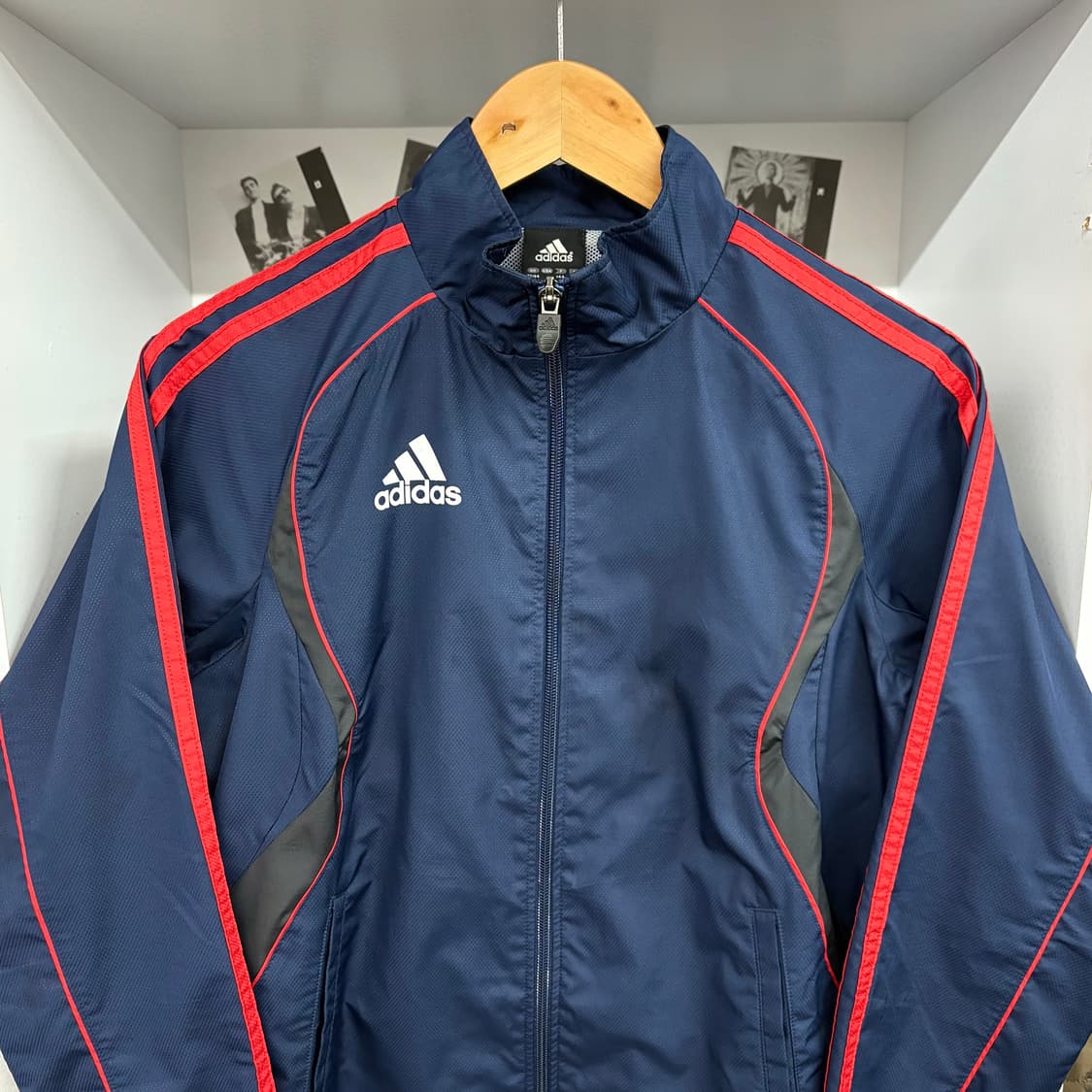 (M) 00s 아디다스 프랑스 바람막이 자켓 상품이미지2