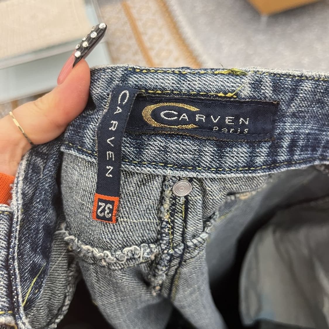 카르뱅 올드스쿨 스트릿 펑크 멀티포켓 워크 카고팬츠 32인치 C10523 상품이미지5