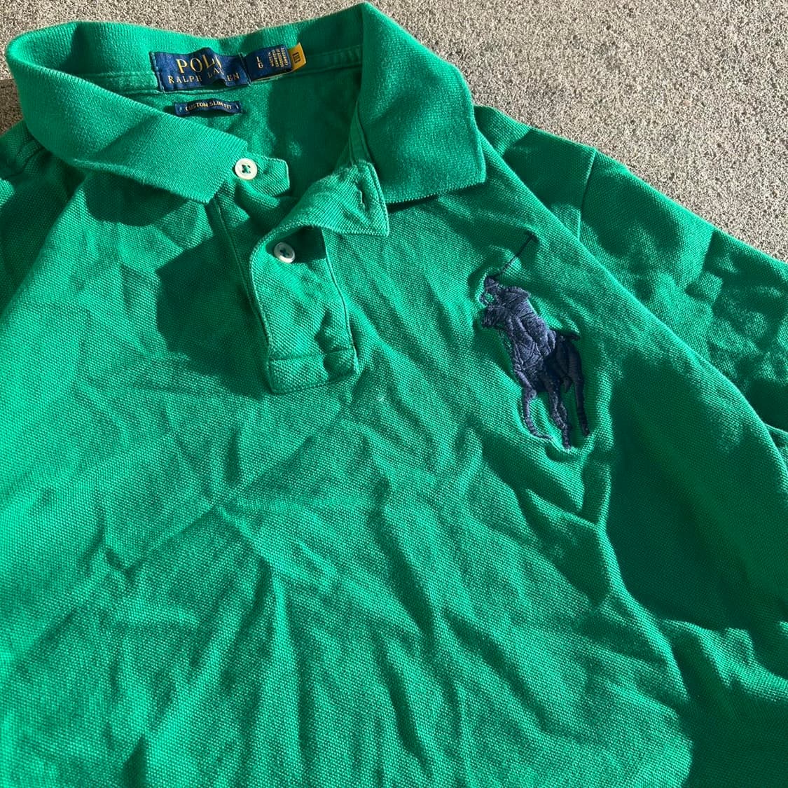 폴로 랄프로렌 빅 포니 반팔 카라 티셔츠 상품이미지2