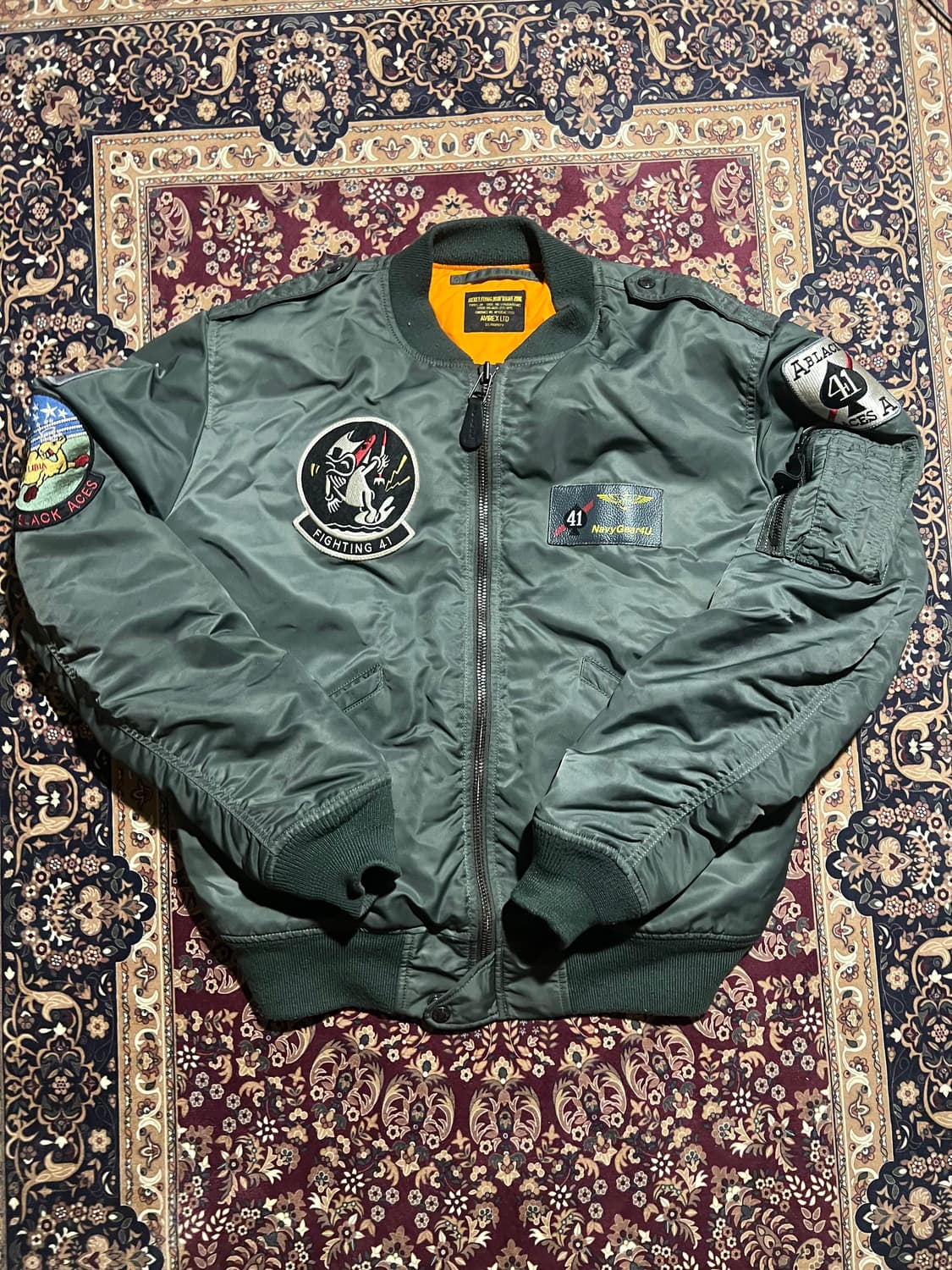 아비렉스 L-2B 탑건 패치 플라이트 자켓 상품이미지1