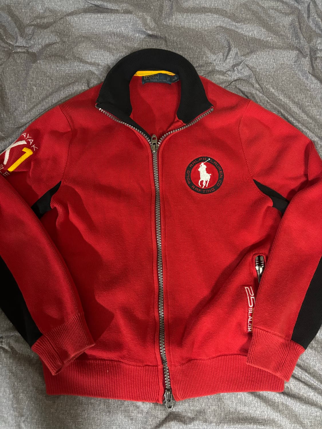 폴로 랄프로렌 빅포니 카약 니트 집업 상품이미지1