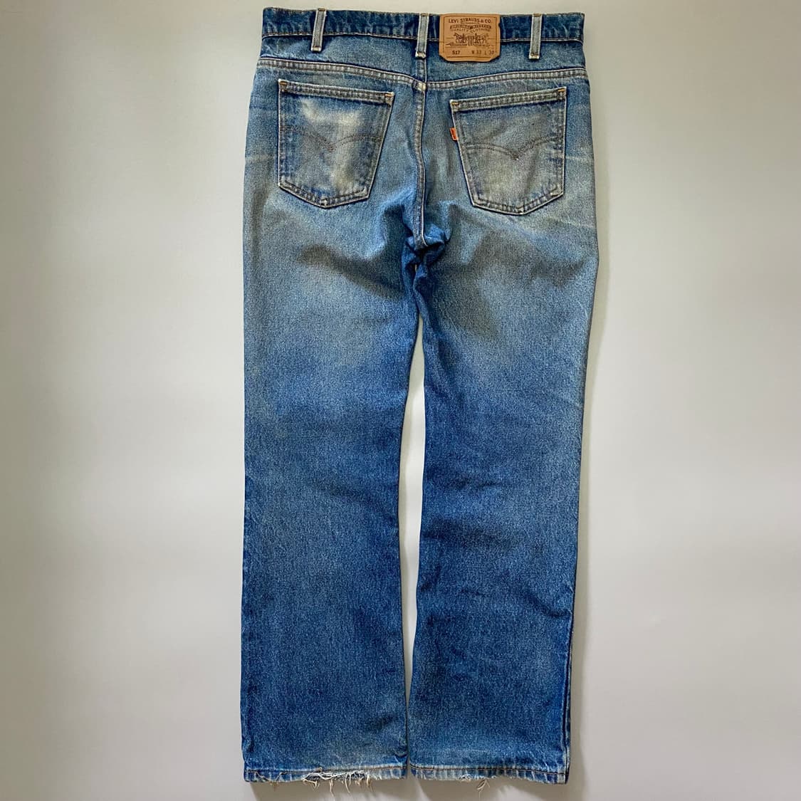 (33x30)94s 리바이스 517 오렌지탭 데님청바지 상품이미지5