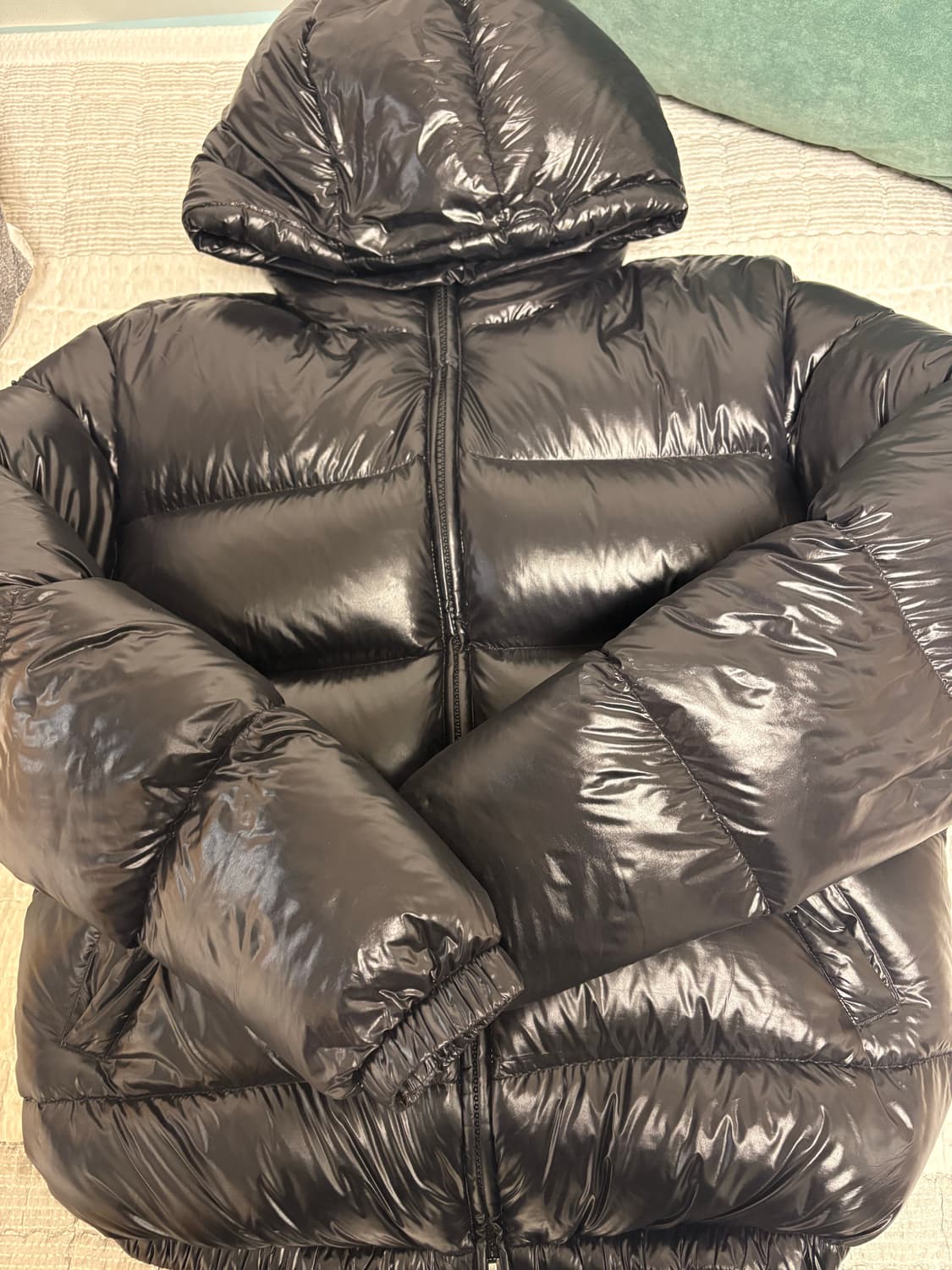 자라 유광패딩 상품이미지1