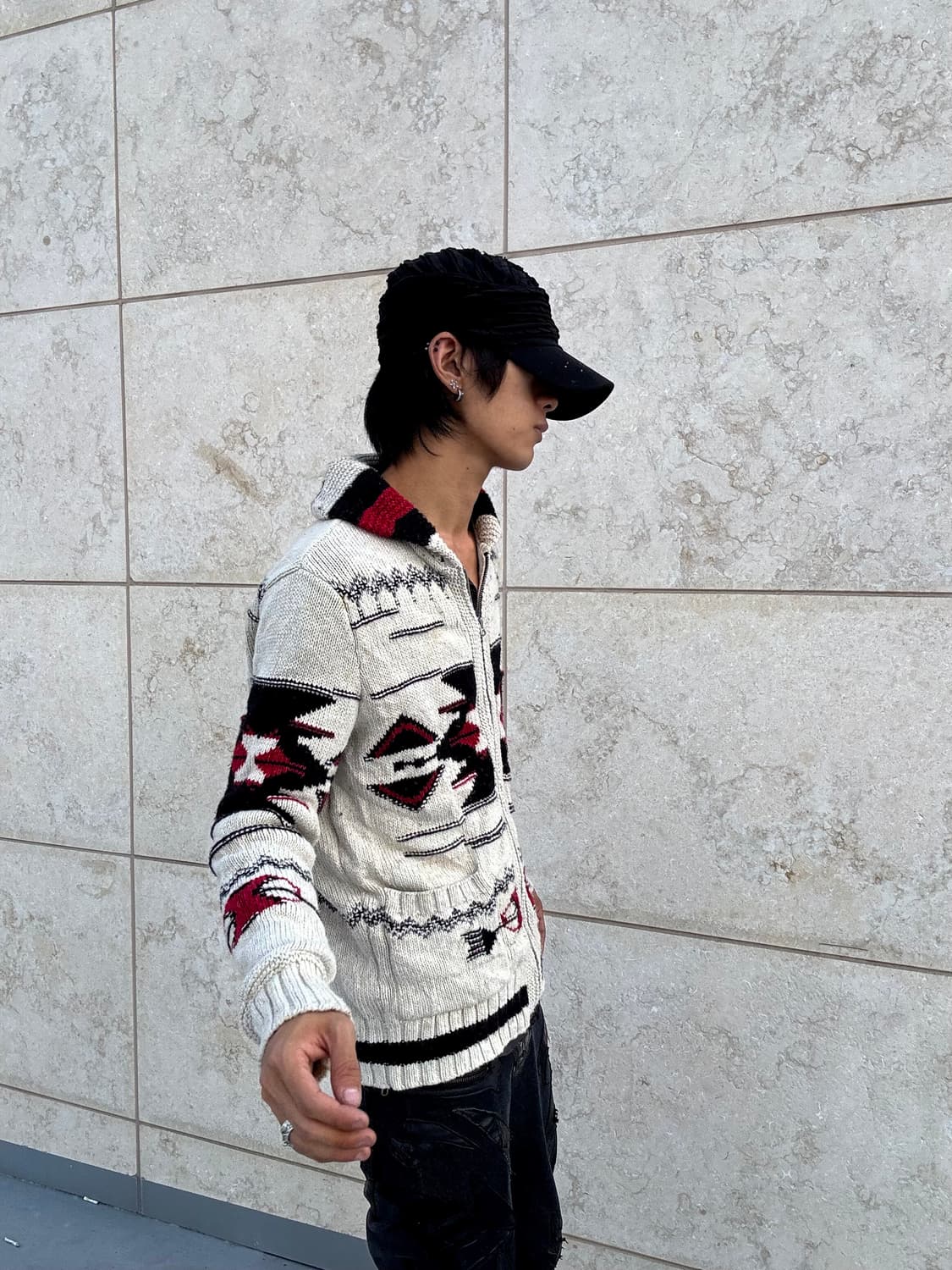 “Vintage” Nordic Cowichan Zip Up 상품이미지3