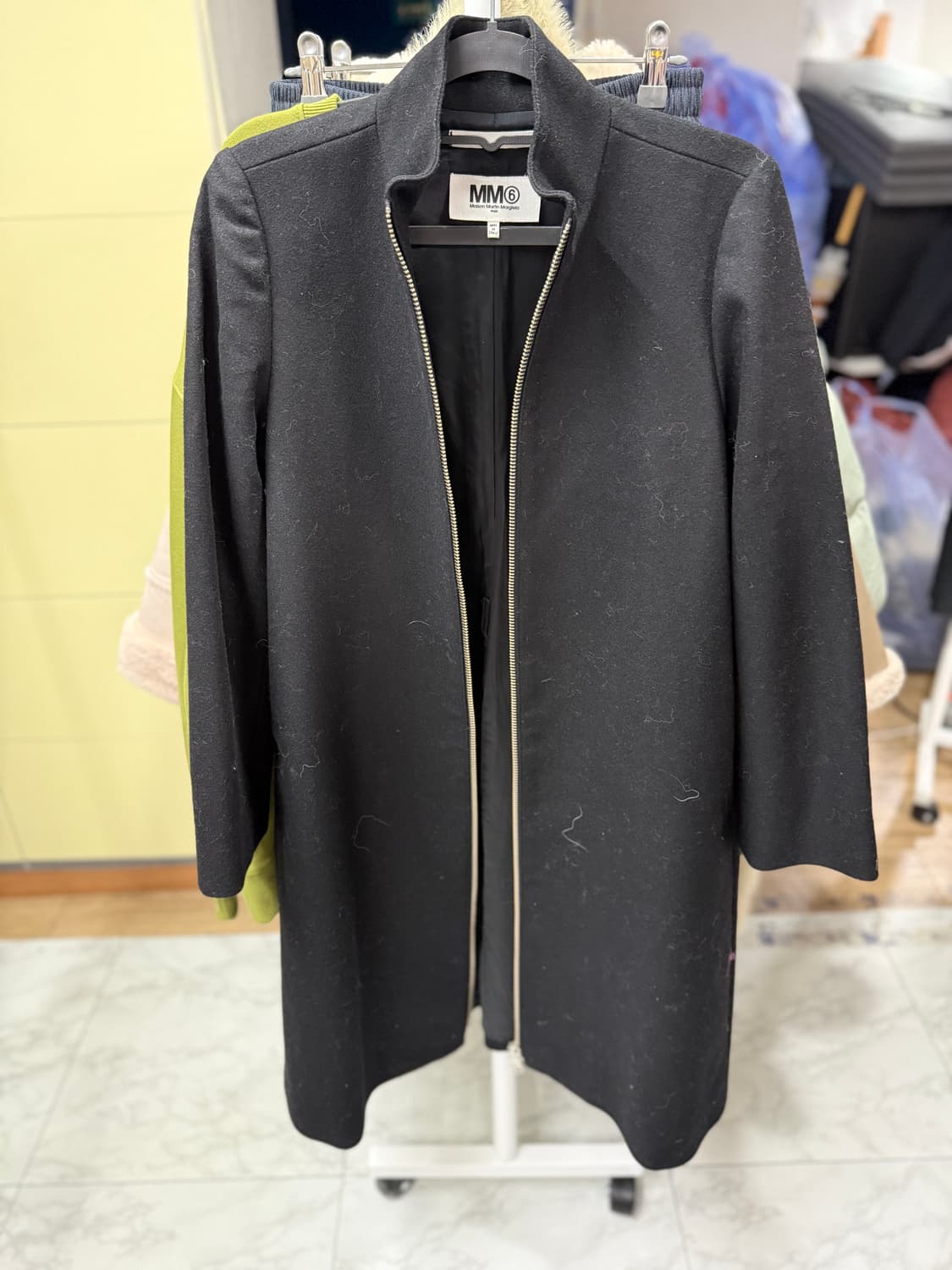 메종 마르지엘라 MM6 블랙 코트 S 상품이미지1