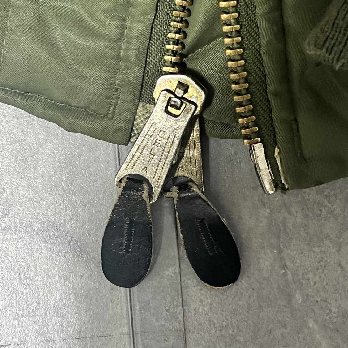 1980s 빈티지 MA-1 올리브 (Large) 상품이미지2