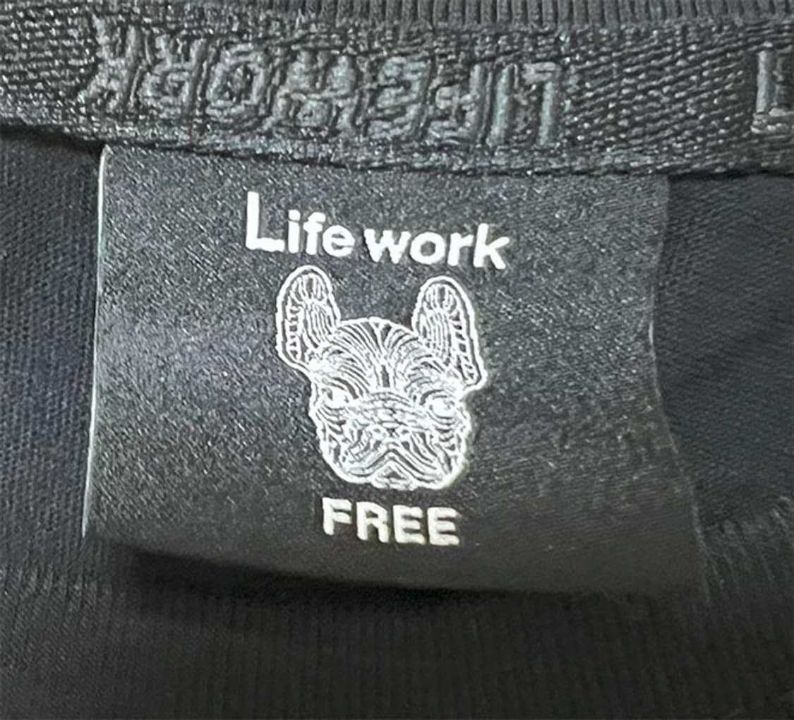 라이프워크 여자 반팔티셔츠 오버핏 캐주얼 크롭 프리 상품이미지5