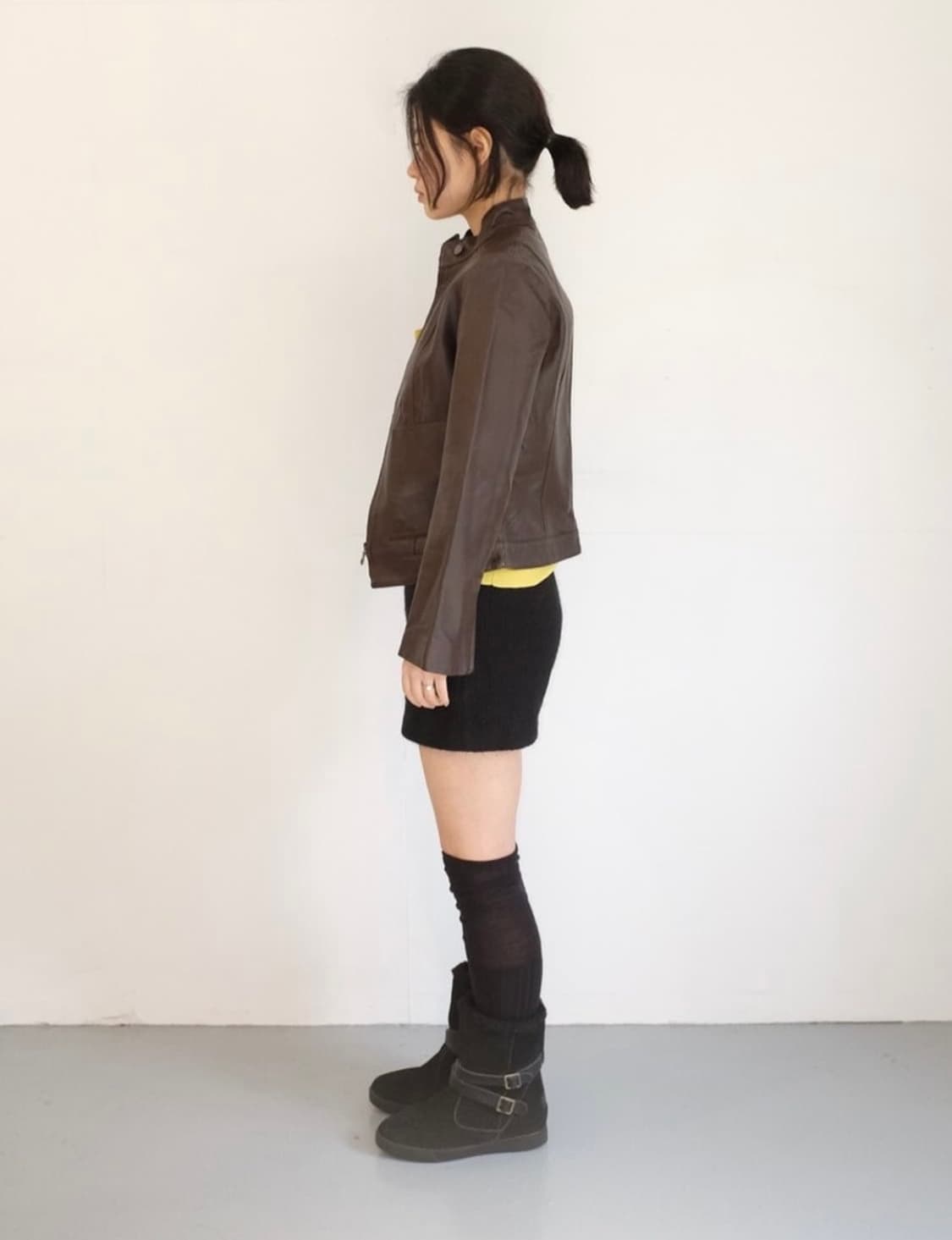 마츠리 Vintage leather jacket 상품이미지3