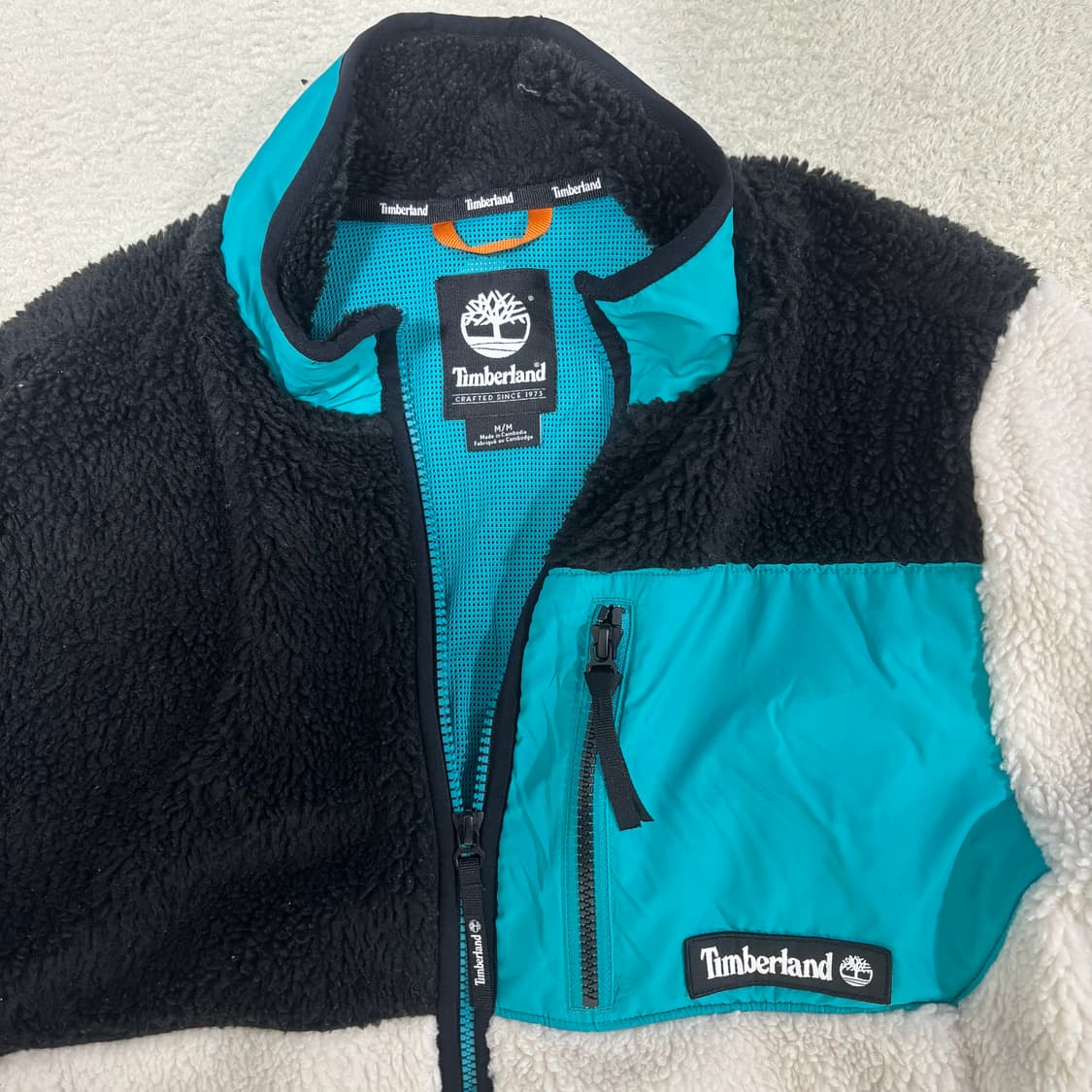 M 팀버랜드 컬러블록 후리스 자켓 1209 상품이미지2