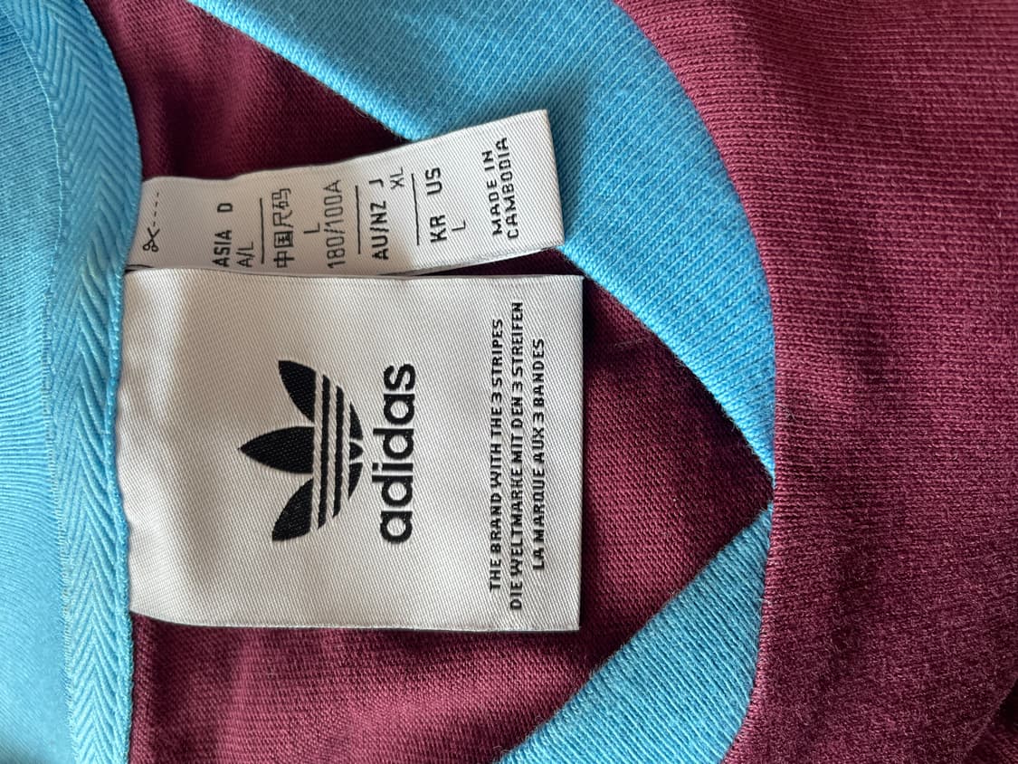 아디다스 x 예스아이씨 BS 팀 티셔츠 빅토리 크림슨 - KR 사이즈 상품이미지2