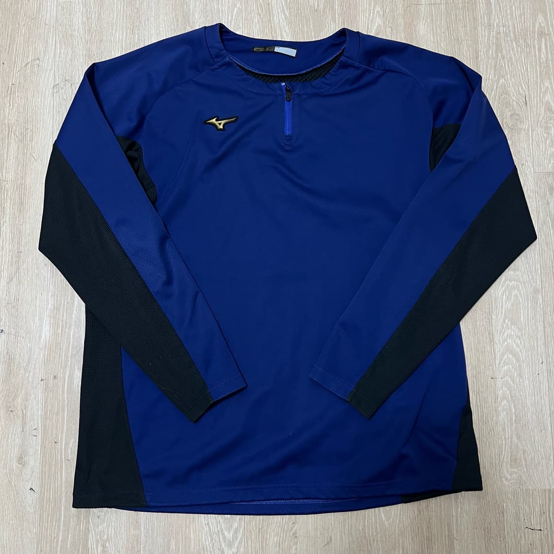 미즈노 올드스쿨 로고 집업 바람막이 웜업 XXL  상품이미지1