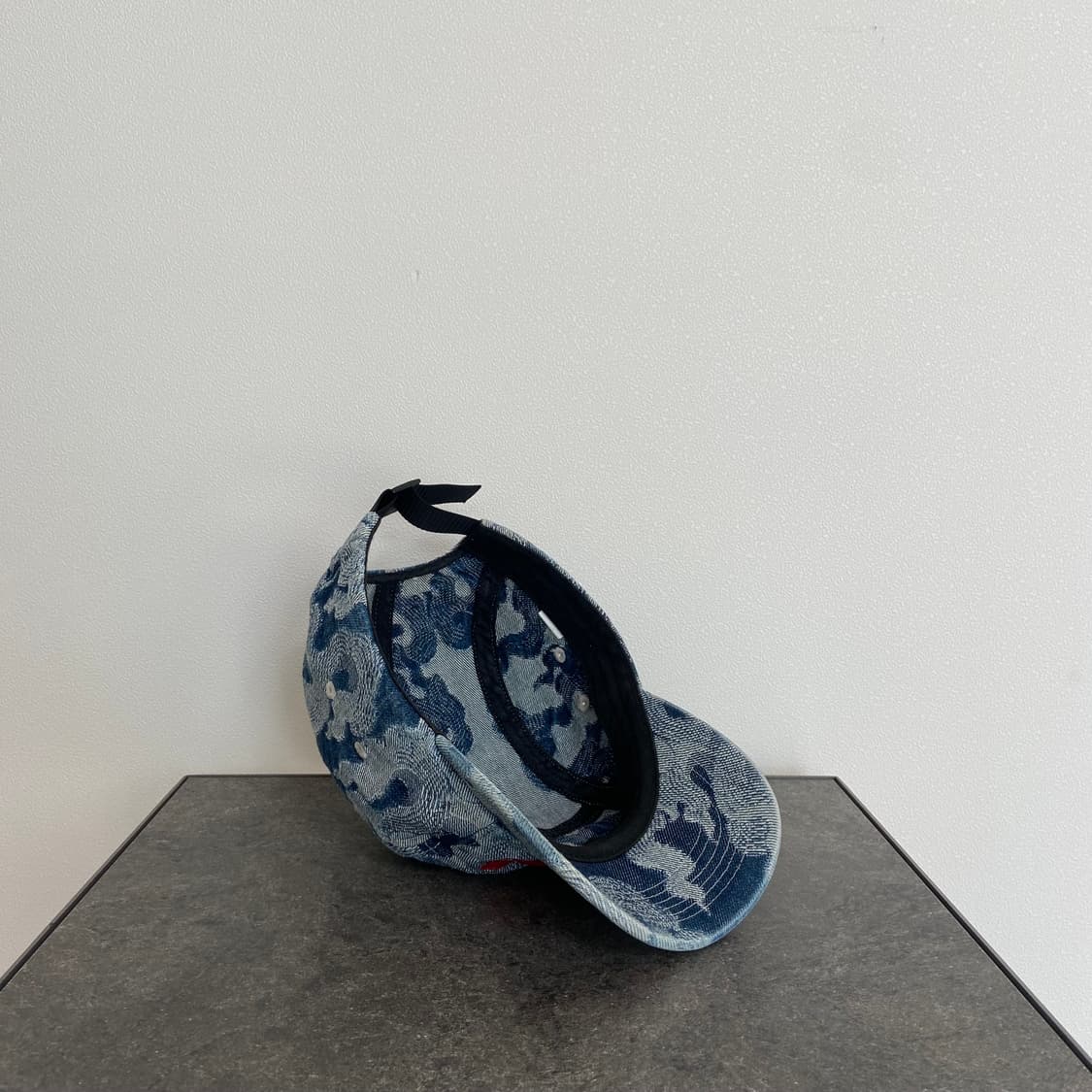 (OS) 슈프림 박스로고 캠프캡 모자 플레임 데님 상품이미지7