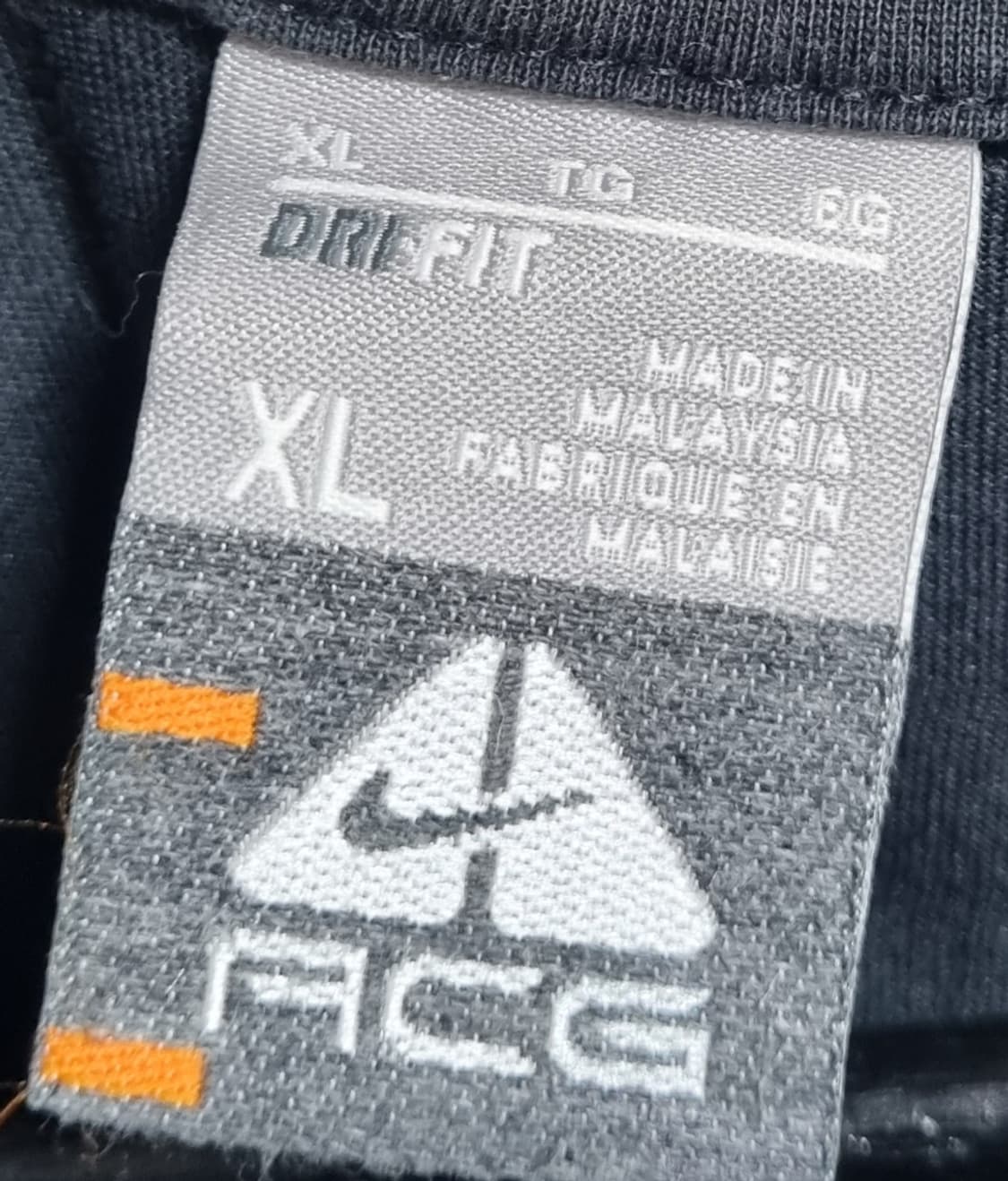 XL ) 나이키 ACG 빈티지 2000s 블랙 반팔티 상품이미지3