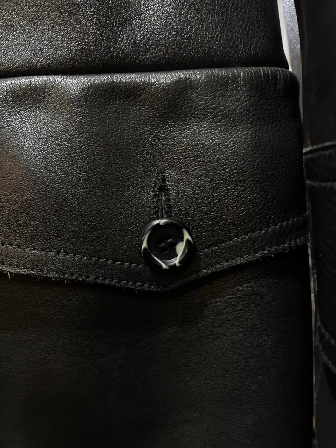 HAUTE 이테리제 말가죽 후드형 코트  상품이미지3