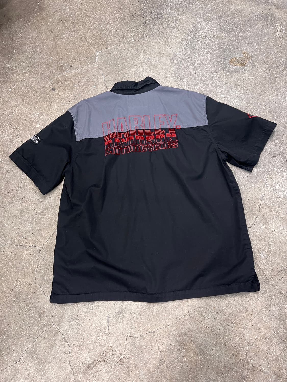 할리데이비슨 모터사이클 빅로고 반팔셔츠 상품이미지2