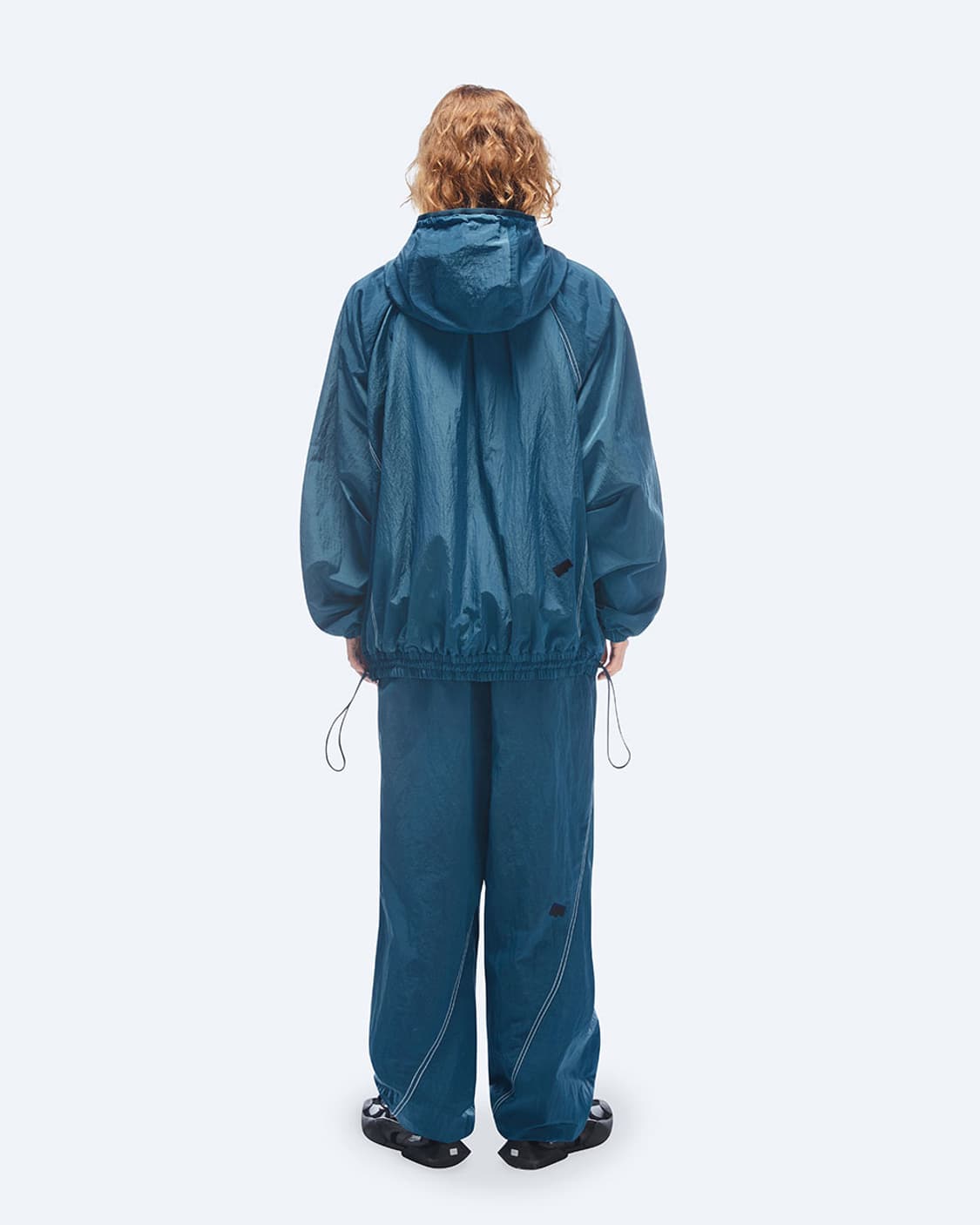 Adererror 스컬프처 로고 트랙 자켓 다크블루 A1 상품이미지3