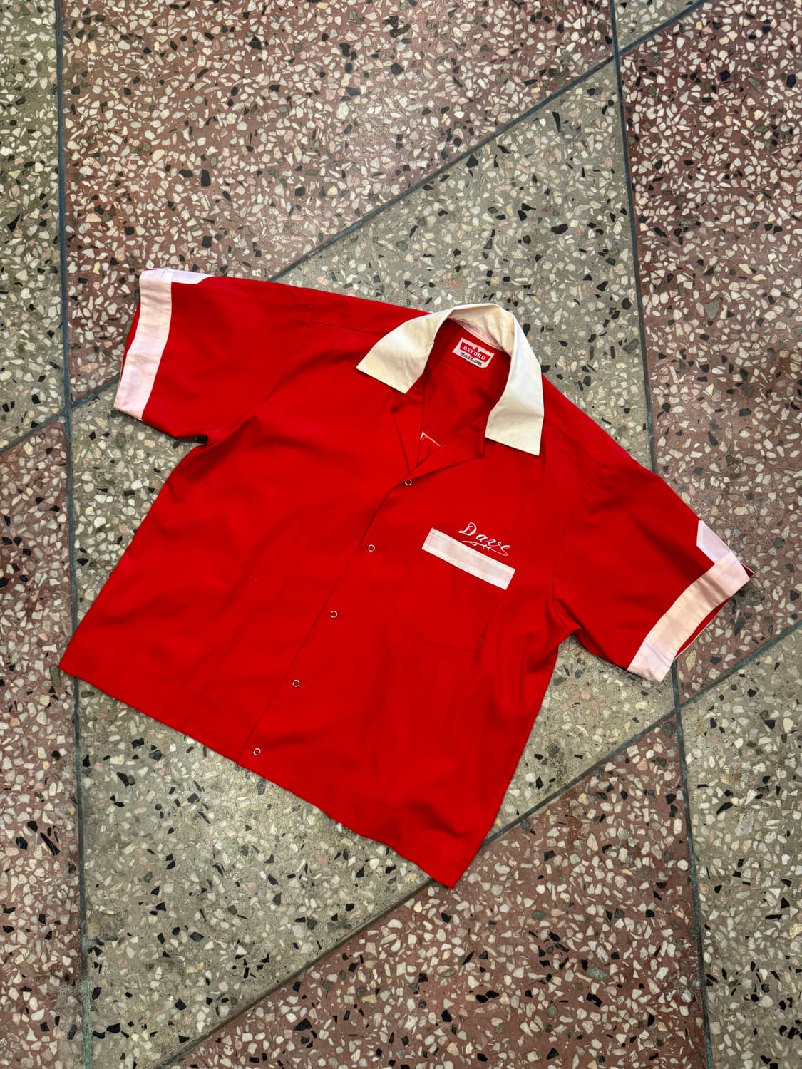 50s Falstaff Okinawa Naha 볼링셔츠 (L) 상품이미지3