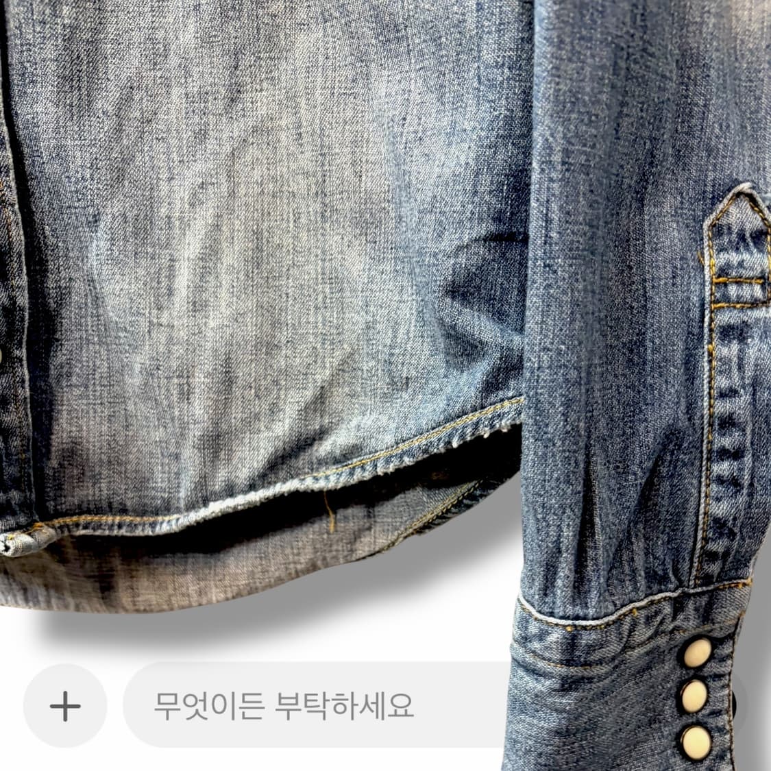 리바이스 빈티지 웨스턴 데님 셔츠 (L) 상품이미지4