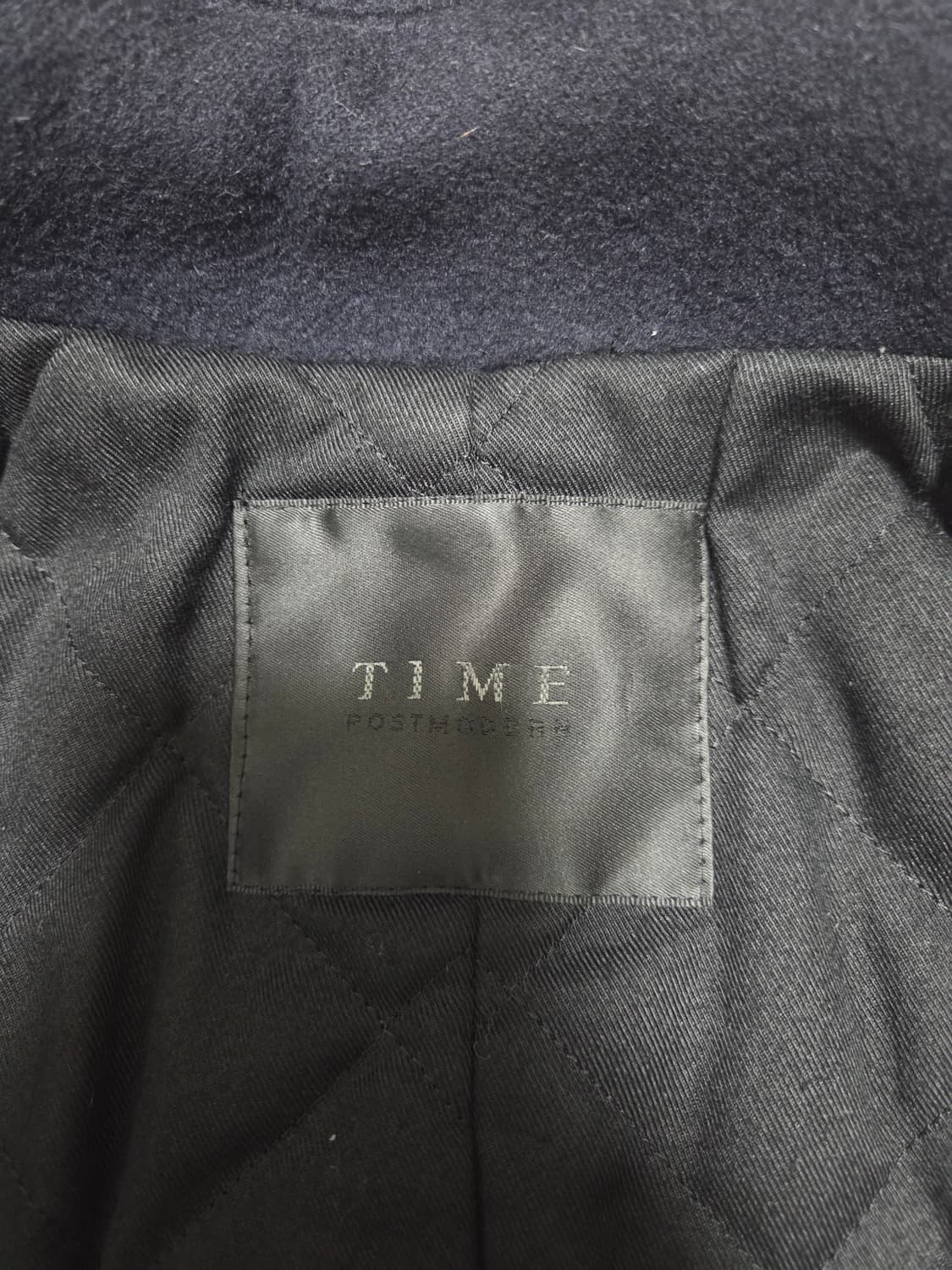 타임옴므 하이넥 하프 코트 상품이미지9