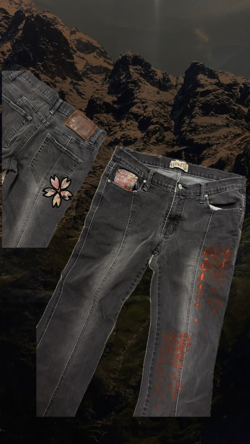 오리엔탈 부츠컷 빈티지 데님 상품이미지1