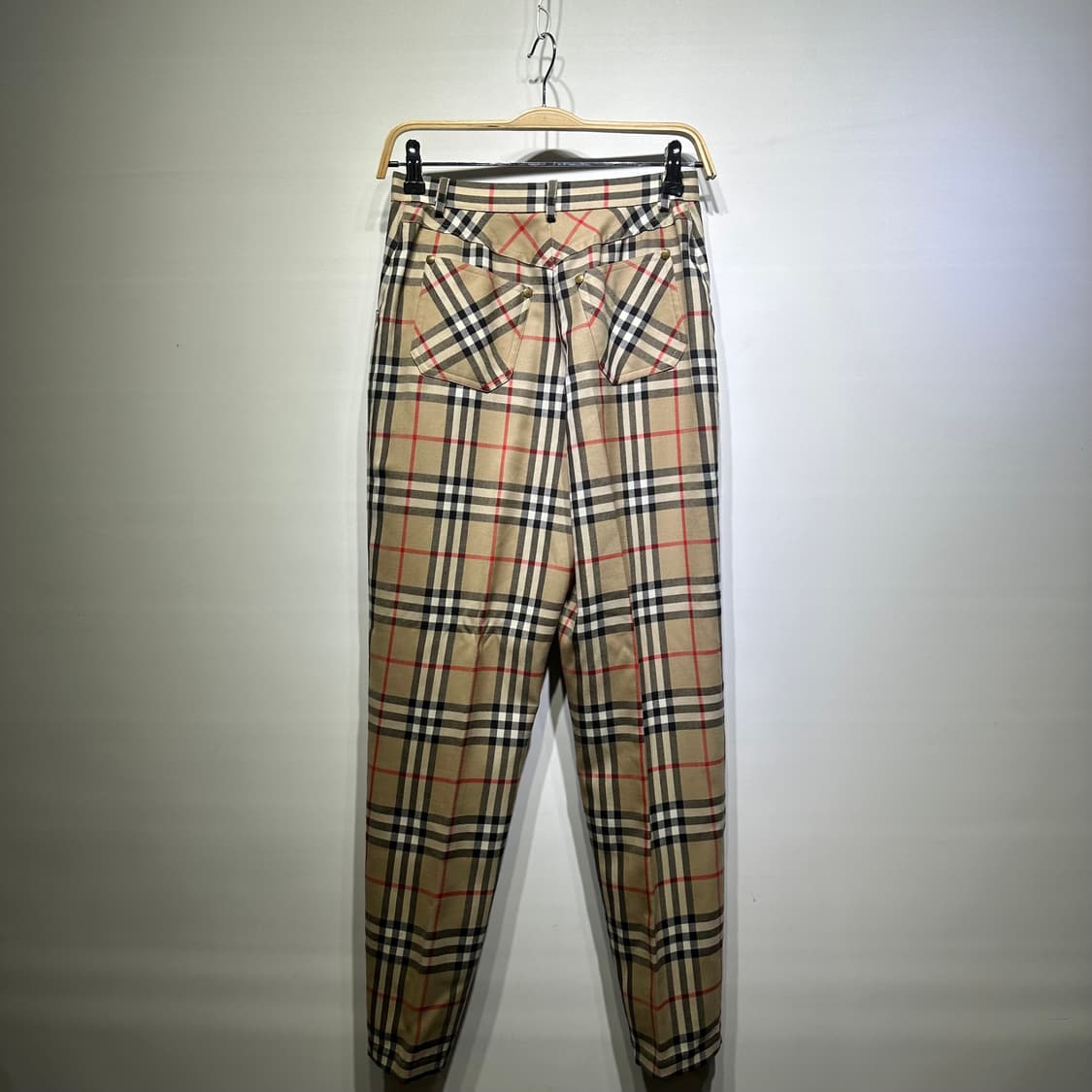 버버리스 체크 바지 판매합니다 상품이미지4