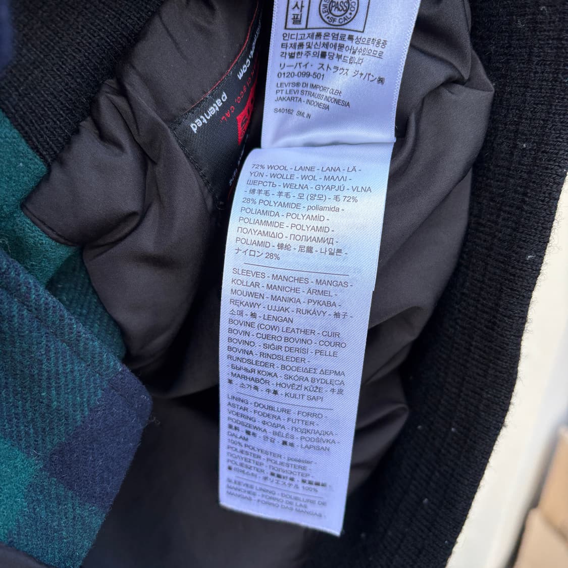 Levi’s  x Justin Timberlake 리바이스 울 레더 자켓 상품이미지8