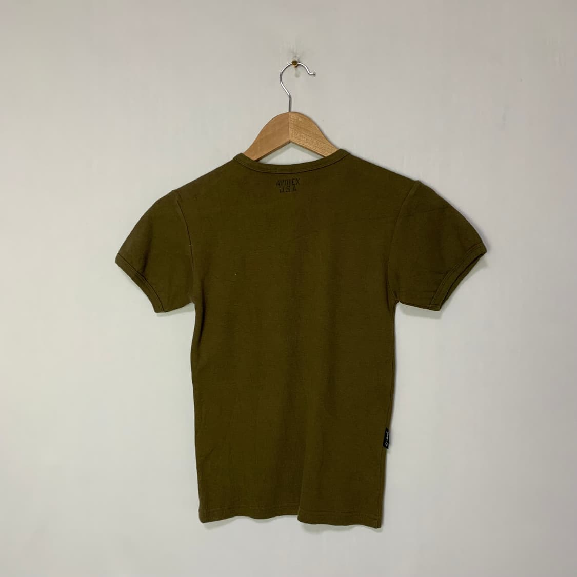 아비렉스 U.S.AIRFORCE 반팔 티셔츠 XS 카키 상품이미지3